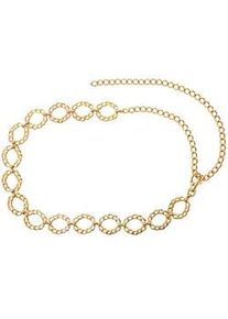 Ketteng&uuml;rtel "Klara", Damen, Gr. onesize, gold, Metall, Collezione Alessandro, G&uuml;rtel, mit ovalen Elementen aus Kettengliedern geformt