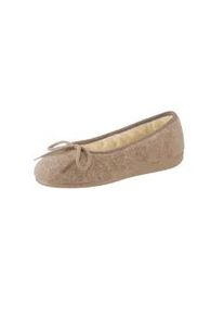 Classic Dog Hausschuh CLASSIC, Damen, Gr. 37, beige, Textil, Schuhe Hausschuh