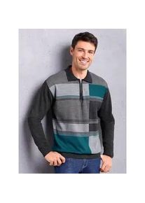 Classic Dog Strickpullover CLASSIC "Pullover", Damen, Gr. 56, bunt (anthrazit, petrol), 100% Polyacryl, gemustert, mehrfarbig, meliert, Pullover Strickpullover