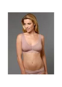 w&auml;schepur Bustier W&Auml;SCHEPUR, Damen, Gr. 44, N-Gr, bunt (jeansblau, mauve), 97% Baumwolle, 3% Elasthan, BHs Bustier