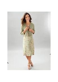 Shirtjacke Inspirationen "Bolero", Damen, Gr. 44, gr&uuml;n (pistazie), 95% Viskose, 5% Elasthan, unifarben, Shirts Shirtjacke