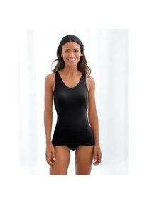 w&auml;schepur Achselhemd W&Auml;SCHEPUR, Damen, Gr. 38, 1 Stk., Normalgr&ouml;&szlig;en, schwarz, 95% Modal, 5% Elasthan, Rundhals, Unterhemden