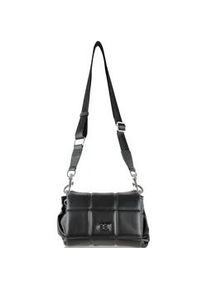 Umh&auml;ngetasche "Oslo", Damen, Gr. B/H/T: 24cm x 17cm x 9cm onesize, schwarz, Lederimitat, Collezione Alessandro, Taschen Umh&auml;ngetasche, mit modischer Steppung