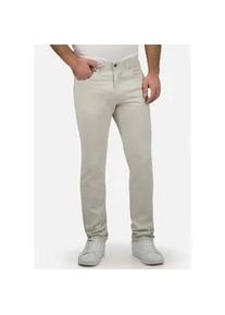 Br&uuml;hl Stoffhose BR&Uuml;HL "York", Herren, Gr. 27, EURO-Gr&ouml;&szlig;en, wei&szlig; (altwei&szlig;), 97% Baumwolle, 3% Elasthan, unifarben, lang, Hosen Stoffhose, in schlichtem Design
