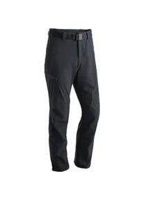 Funktionshose Maier Sports "Nil", Herren, Gr. 30, Kurzgr&ouml;&szlig;en, schwarz, 90% Polyamid, 10% Elasthan, Hosen Funktionshose, Herren Wanderhose, atmungsaktive Outdoor-Hose mit Roll up Funktion