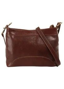 Pike Umh&auml;ngetasche PIK&Eacute;, Damen, Gr. B/H/T: 28cm x 16cm x 8cm onesize, braun, Leder, vintage, Taschen Umh&auml;ngetasche, echt Leder, Made in Italy