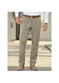 2-in-1-Hose Marco Donati, Herren, Gr. 48, Normalgr&ouml;&szlig;en, grau (stein), 97% Baumwolle, 3% Elasthan, 98% Baumwolle, 2% Elasthan, unifarben, lang, Hosen