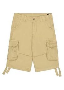 Shorts Alpha Industries "Jet Short", Herren, Gr. 30, Normalgr&ouml;&szlig;en, gr&uuml;n (light olive), Obermaterial: 100% Baumwolle, Hosen Shorts