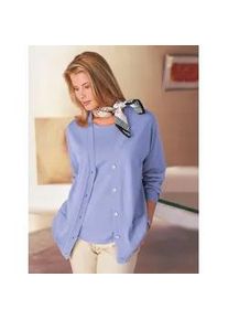 Classic Dog Strickpullover CLASSIC "Twinset", Damen, Gr. 48, lila (lavendel), 100% Polyacryl, unifarben, figurumspielend, Pullover Twinset