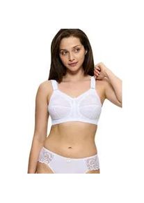 B&uuml;gelloser BH Triumph "Doreen X", Damen, Gr. 80, Cup E, wei&szlig;, Microtouch, Obermaterial: 84% Polyamid, 10% Elasthan (LYCRA), 6% Baumwolle, unifarben, BHs, mit Spitzendetails