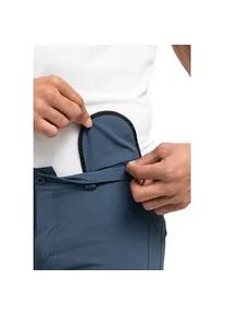 Funktionsshorts Maier Sports "Nil Short M", Herren, Gr. 54, Normalgr&ouml;&szlig;en, blau (jeansblau), 90% Polyamid, 10% Elasthan, Hosen, Herren Shorts, kurze Wanderhose, Outdoorhose 4 Taschen, Regular Fit