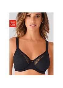 Minimizer-BH Nuance, Damen, Gr. 75, Cup F, schwarz, Microtouch, Obermaterial: 85% Polyamid, 15% Elasthan, eng, BHs Minimizer-BH, mit B&uuml;gel und leicht wattierten Tr&auml;gern