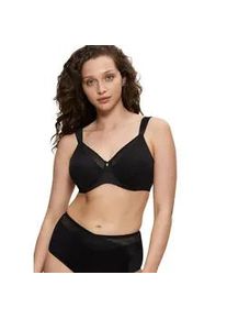 Minimizer-BH Triumph "True Shape Sensation", Damen, Gr. 85, Cup C, schwarz, Jersey, Obermaterial: 65% Polyamid, 26% Elasthan (LYCRA), 9% Polyester, leicht transparent, unifarben, BHs Minimizer-BH, verkleinert die Brust optisch um eine Cup-Gr&ouml;&szlig;e
