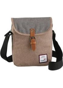 Umh&auml;ngetasche Kangaroos "Creek", Damen, Gr. B/H/T: 20cm x 26cm x 6cm, beige (sand), Nylon, Taschen Umh&auml;ngetasche, in schickem Design