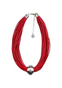 Allg&auml;u Rebell Kette mit Anh&auml;nger ALLG&Auml;U REBELL "Betti", Damen, Gr. onesize, Metall, rot, Basic, Halsketten, mit kleinen Edelwei&szlig; verziert