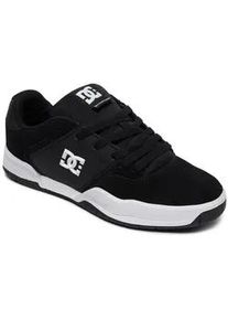 Sneaker DC Shoes "Central", Herren, Gr. 12,5(46,5), schwarz-wei&szlig; (schwarz, wei&szlig;), Obermaterial: Leder / Futter: Textil / Au&szlig;ensohle: Gummi, Schuhe Sneaker