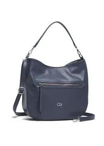 Schultertasche "Softy", Damen, Gr. B/H/T: 34cm x 30cm x 9cm onesize, blau, Lederimitat, Collezione Alessandro, Taschen Schultertasche, aus tierfreiem, soften Luxusmaterial