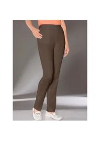 Stretch-Jeans Classic Basics, Damen, Gr. 205, Extrakurzgr&ouml;&szlig;en, grau (taupe), 96% Baumwolle, 4% Elasthan, unifarben, lang, Jeans