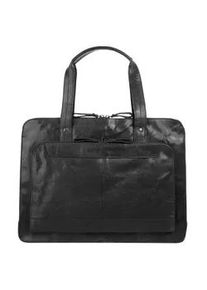 SPIKES & SPARROW Shopper SPIKES & SPARROW, Damen, Gr. B/H/T: 40cm x 30cm x 10cm onesize, schwarz, Leder, unifarben, Taschen Shopper, echt Leder