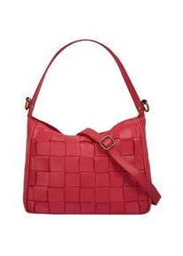 Umh&auml;ngetasche Samantha Look, Damen, Gr. B/H/T: 28cm x 22cm x 11cm onesize, rot, Leder, Taschen Umh&auml;ngetasche, echt Leder, Made in Italy
