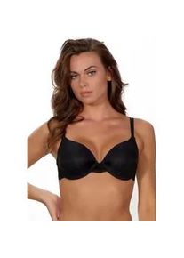 Push-up-BH After Eden "BOOST", Damen, Gr. 70, Cup A, schwarz, Spitze, Obermaterial: 81% Polyamid, 19% Elasthan, unifarben, BHs BH Push-up-BH Spitzenw&auml;sche B&uuml;gel-BH Spitzen-BH Hochzeitsw&auml;sche Dirndl-BH Hochzeitsdessous Schalen-BH, glatte Cups, Gelkissen, mit B&uuml;gel, mit Spitze, push up, feminin
