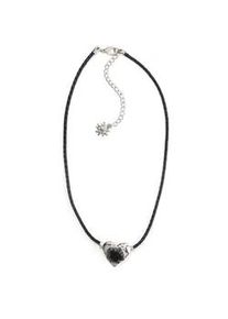 Allg&auml;u Rebell Kette mit Anh&auml;nger ALLG&Auml;U REBELL "Maja", Damen, Gr. onesize, Metall, schwarz, Basic, Halsketten, mit kleinen Metallherz