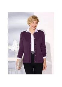 Ragwear Strickjacke CLASSIC, Damen, Gr. 44, lila (traube), 50% Polyacryl, 50% Schurwolle, unifarben, Strickjacken Strickjacke