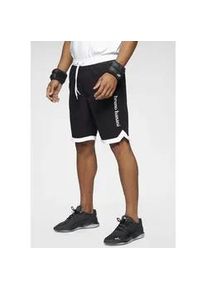 Boardshorts Bruno Banani "aus recyceltem Material", Herren, Gr. M (48/50), N-Gr, schwarz, Obermaterial: 100% Polyamid. Futter: 100% Polyester, bequem kurz, Hosen Boardshort
