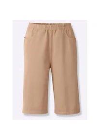 Bermudas Classic Basics, Damen, Gr. 42, Normalgr&ouml;&szlig;en, beige, 100% Baumwolle, unifarben, knielang, Hosen Bermudas