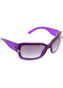 Sonnenbrille "Viola", Damen, lila (violett), Collezione Alessandro, transparent, Sonnenbrillen Sonnenbrille, mit kleinen Sternchen