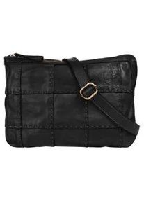 Umh&auml;ngetasche Samantha Look, Damen, Gr. B/H/T: 30cm x 23cm x 3cm onesize, schwarz, Leder, leicht gl&auml;nzend, unifarben, Taschen Umh&auml;ngetasche, echt Leder, Made in Italy