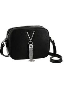 Umh&auml;ngetasche Valentino BAGS "DIVINA", Damen, Gr. B/H/T: 17cm x 13cm x 6cm, schwarz, Polyurethan (PU), Taschen Umh&auml;ngetasche, Handtasche Damen Tasche Damen Schultertasche