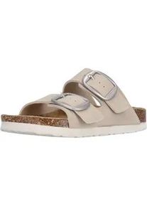 Sandale CRUZ "Bundao", Damen, Gr. 39, beige, Polyurethane, Schuhe Schlappen Pantolette, mit bequemer Korksohle