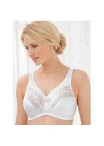 Minimizer-BH Glamorise, Damen, Gr. 110, Cup C, wei&szlig;, 40% Polyamid, 35% Polyester, 15% Baumwolle, 10% Elasthan, BHs Minimizer-BH