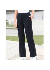 Sporthose Hajo, Damen, Gr. 50, Normalgr&ouml;&szlig;en, schwarz, 62% Baumwolle, 33% Polyester, 5% Elasthan, unifarben, lang, Hosen Sporthose