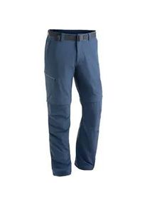 Funktionshose Maier Sports "Tajo 2", Herren, Gr. 60, Normalgr&ouml;&szlig;en, blau (jeansblau), 90% Polyamid, 10% Elasthan, Hosen Funktionshose, Herren Wanderhose, zipp-off Outdoor-Hose, 4 Taschen, Regular Fit