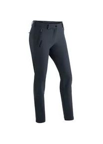 Funktionshose Maier Sports "Helga slim", Damen, Gr. 88, Langgr&ouml;&szlig;en, grau, 90% Polyester, 10% Elasthan, Hosen Funktionshose, warme Damen Outdoorhose, robuste Wanderhose, Slim Fit