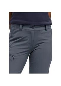 Funktionshose Maier Sports "Inara slim", Damen, Gr. 84, Langgr&ouml;&szlig;en, grau, 90% Polyamid, 10% Elasthan, Hosen Funktionshose, Herren Wanderhose, atmungsaktive Outdoor-Hose, 4 Taschen, Slim Fit
