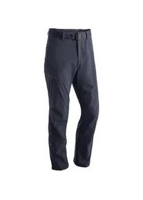Funktionshose Maier Sports "Nil", Herren, Gr. 24, Kurzgr&ouml;&szlig;en, blau (dunkelblau), 90% Polyamid, 10% Elasthan, Hosen Funktionshose, Herren Wanderhose, atmungsaktive Outdoor-Hose mit Roll up Funktion