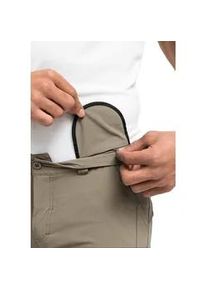 Funktionsshorts Maier Sports "Nil Short M", Herren, Gr. 48, Normalgr&ouml;&szlig;en, beige (dunkelbeige), 90% Polyamid, 10% Elasthan, Hosen, Herren Shorts, kurze Wanderhose, Outdoorhose 4 Taschen, Regular Fit