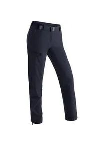 Funktionshose Maier Sports "Inara slim", Damen, Gr. 46, Normalgr&ouml;&szlig;en, blau (dunkelblau), 90% Polyamid, 10% Elasthan, Hosen Funktionshose, Herren Wanderhose, atmungsaktive Outdoor-Hose, 4 Taschen, Slim Fit