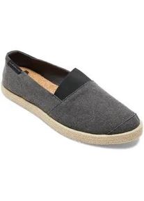 Sneaker Quiksilver "Espadrilled", Herren, Gr. 8(41), schwarz (solid schwarz), Obermaterial:Obermaterial: Textil / Futter: Textil / Au&szlig;ensohle: Gummi;, Schuhe Sneaker