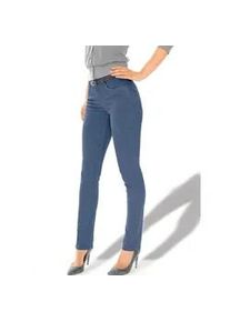 Stretch-Jeans Ascari, Damen, Gr. 44, Normalgr&ouml;&szlig;en, blau (jeansblau), 91% Baumwolle, 6% Polyester, 3% Elasthan, unifarben, lang, Jeans, Topseller