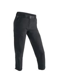 Funktionshose Maier Sports "Lulaka 7/8", Damen, Gr. 38, Normalgr&ouml;&szlig;en, schwarz, 90% Polyamid, 10% Elasthan, Hosen Funktionshose, Damen Wanderhose, atmungsaktive und elastische Outdoor-Hose