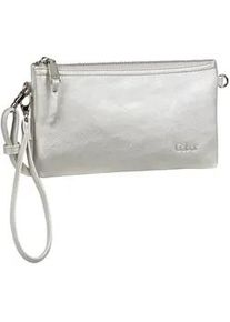 Abendtasche Gabor "Emmy", Damen, Gr. B/H/T: 22,5cm x 13,5cm x 4,5cm, silber (silberfarben), Polyurethan, Polyurethan (PU), clean, gepflegt, Taschen Abendtasche, aus weichem Lederimitat als praktisch l&auml;ssige "Bag in Bag" tragbar
