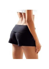 Beach Time Strandshorts BEACHTIME, Damen, Gr. 36/38, N-Gr, schwarz, Jersey, Obermaterial: 95% Baumwolle, 5% Elasthan, unifarben, figurbetont extrakurz, Hosen Strandshorts, kurze Hose, Basic