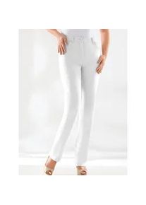 Stretch-Jeans Lady, Damen, Gr. 26, Kurzgr&ouml;&szlig;en, wei&szlig;, 98% Baumwolle, 2% Elasthan, unifarben, lang, Jeans