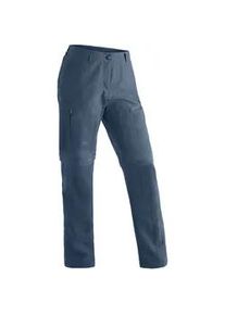 Funktionshose Maier Sports "Nicole", Damen, Gr. 44, Normalgr&ouml;&szlig;en, blau (jeansblau), 100% Polyamid, Hosen Funktionshose, Besonders atmungsaktive Zipp-off Funktionshose
