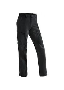 Funktionshose Maier Sports "Nata", Damen, Gr. 40, Normalgr&ouml;&szlig;en, schwarz, 90% Polyamid, 10% Elasthan, Hosen Funktionshose, Damen Wanderhose, zipp-off Outdoor-Hose, 3 Taschen, Regular Fit