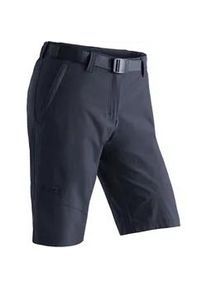 Funktionsshorts Maier Sports "Lawa", Damen, Gr. 46, Normalgr&ouml;&szlig;en, blau (dunkelblau), 90% Polyamid, 10% Elasthan, Hosen, Damen Shorts, kurze Wanderhose, Outdoorhose mit 2 Taschen, Regular Fit